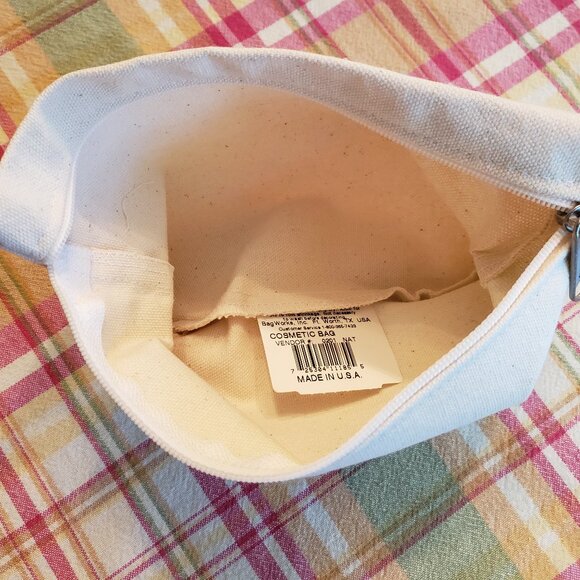 Canvas Zip Bags for Crafting- Lot of 7 - Picture 2 of 6